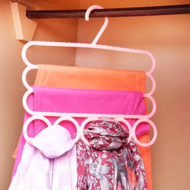 3 Layers Hanger with 5 Hole for Multipurpose use - Easy Wholesale
