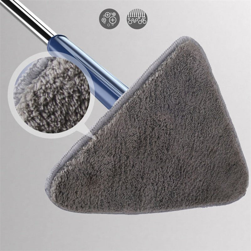 360° Rotatable Adjustable Cleaning Triangle Mop Multipurpose Cleaning Brush. - Easy Wholesale