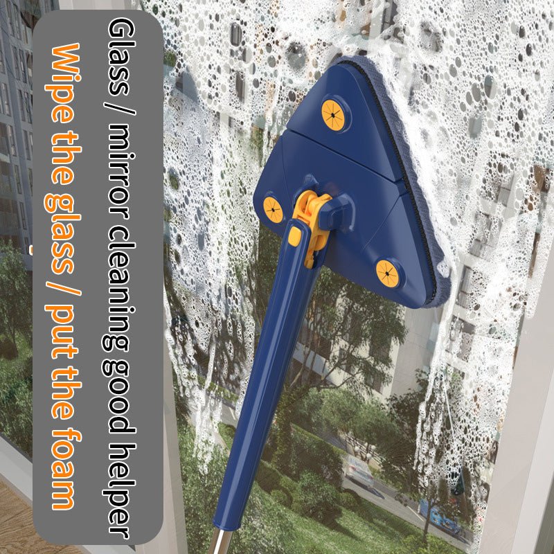 360° Rotatable Adjustable Cleaning Triangle Mop Multipurpose Cleaning Brush. - Easy Wholesale