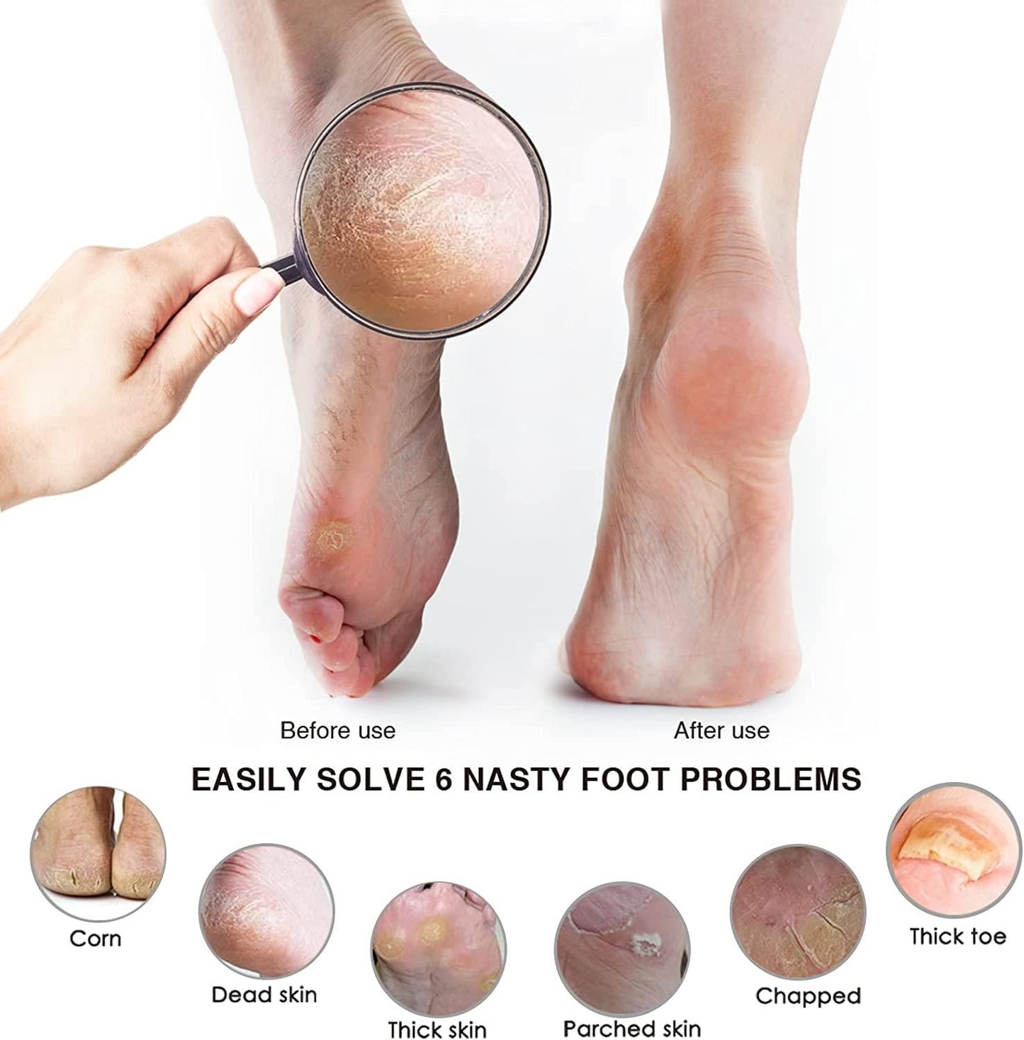 Dual Sided Wooden Foot Filer