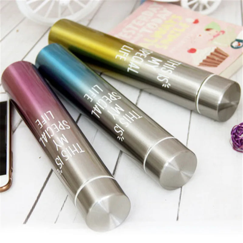 Stainless Steel Vacuum Gradient Water Bottle
