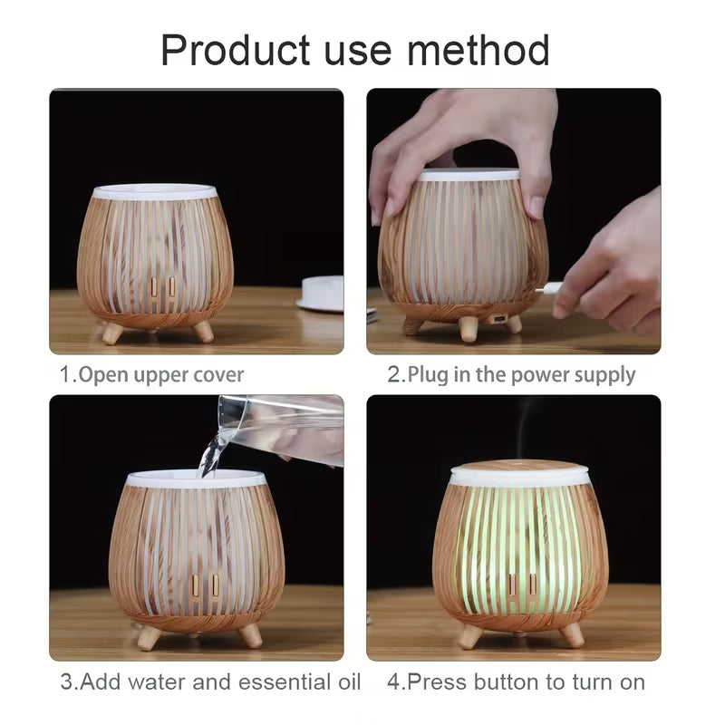 Wooded Scent Diffuser And Humidifier