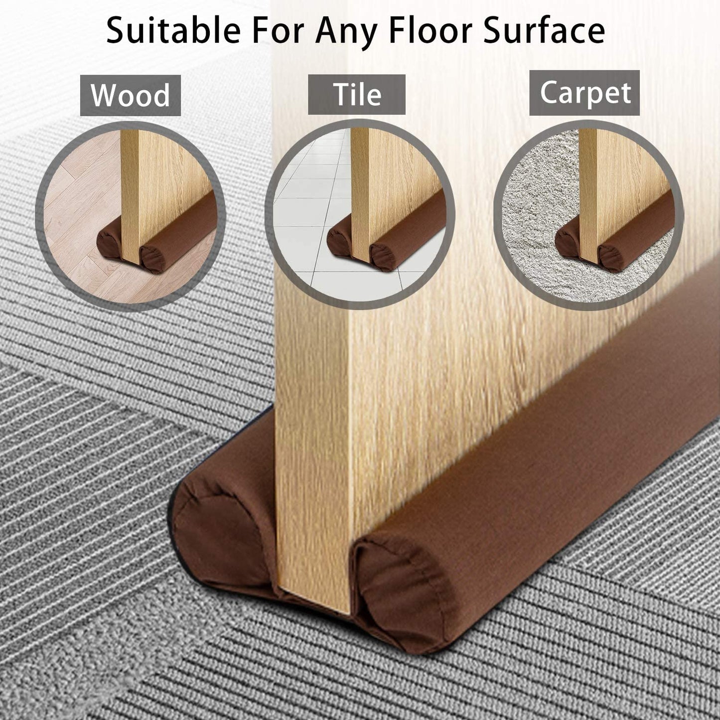 40 Inch Under Door Draft Stopper - Easy Wholesale