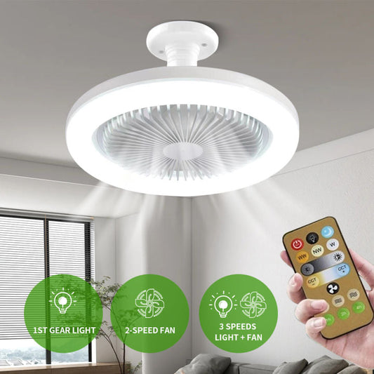 Ceiling LED Fan with Light
