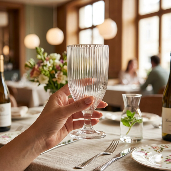 6Pcs Vintage Wine Glass Set