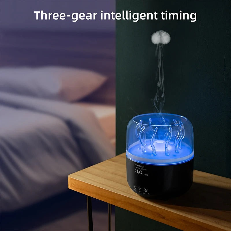 Rotating Jellyfish Aroma Diffuser Humidifier