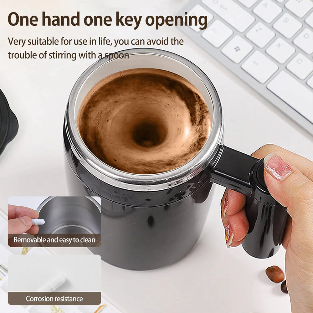 Self Stirring Coffee Mug (Cell Operated)