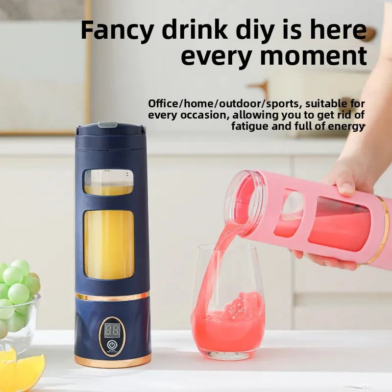Rechargeable Portable Juicer with Digital Display
