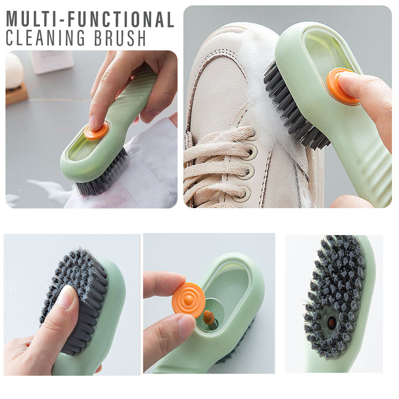 Multifunctional Cleaning Brush with Liquid Compartment