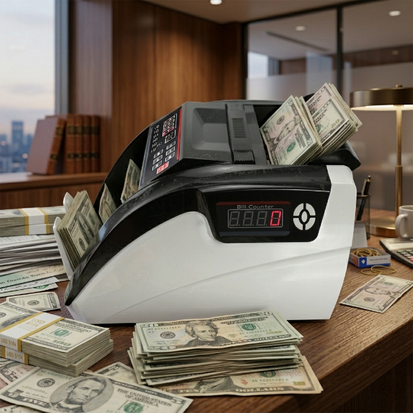 Money Bill Counter with Digital Display