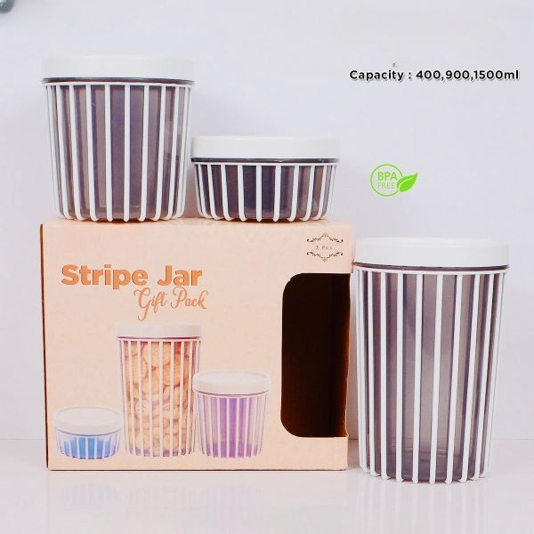 3PCs Set Plastic Food Storage Jar