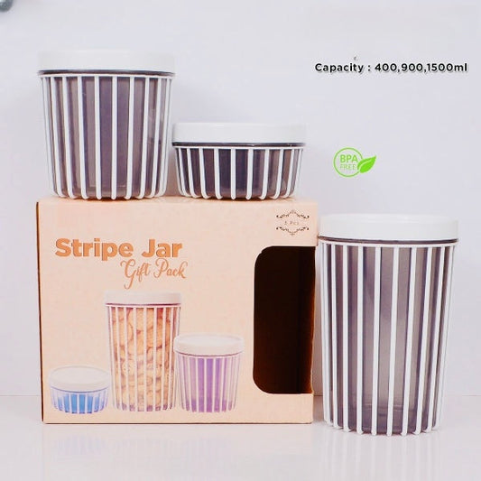 3PCs Set Plastic Food Storage Jar