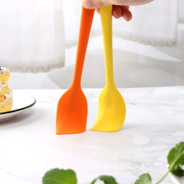 1pc Silicone Spatula Heat Resistant Non-Stick Flexible Rubber Kitchen Essential