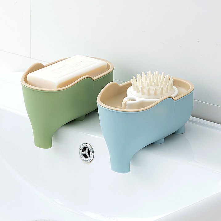 Elephant Style Drain Soap Box