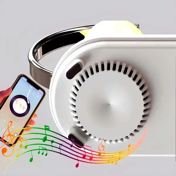 Moon Lamp with Wireless Charger & Bluetooth Speaker