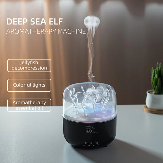 Rotating Jellyfish Aroma Diffuser Humidifier