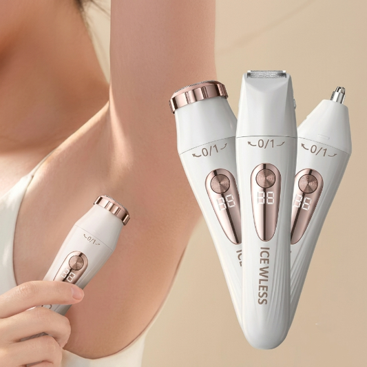 3-in-1  Rechargeable Beauty Razor & Eyebrow Trimmer