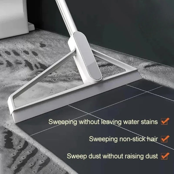 Multifunctional Silicone Cleaner Wiper with Long Handle