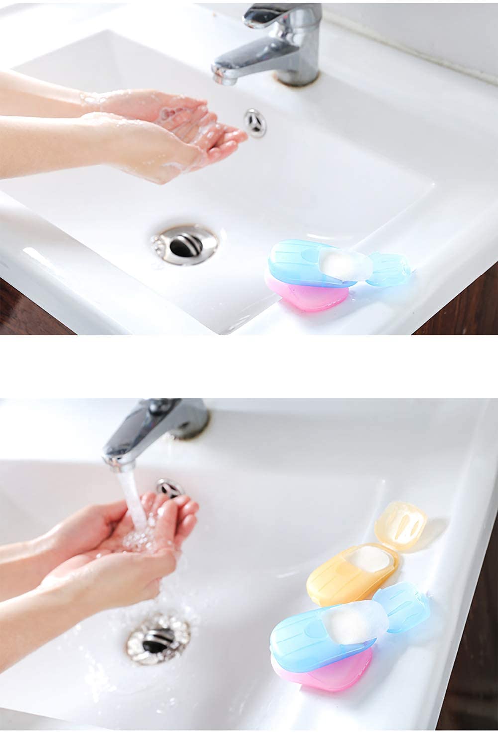 Pack Of 3 Portable Disposable Paper Soap.