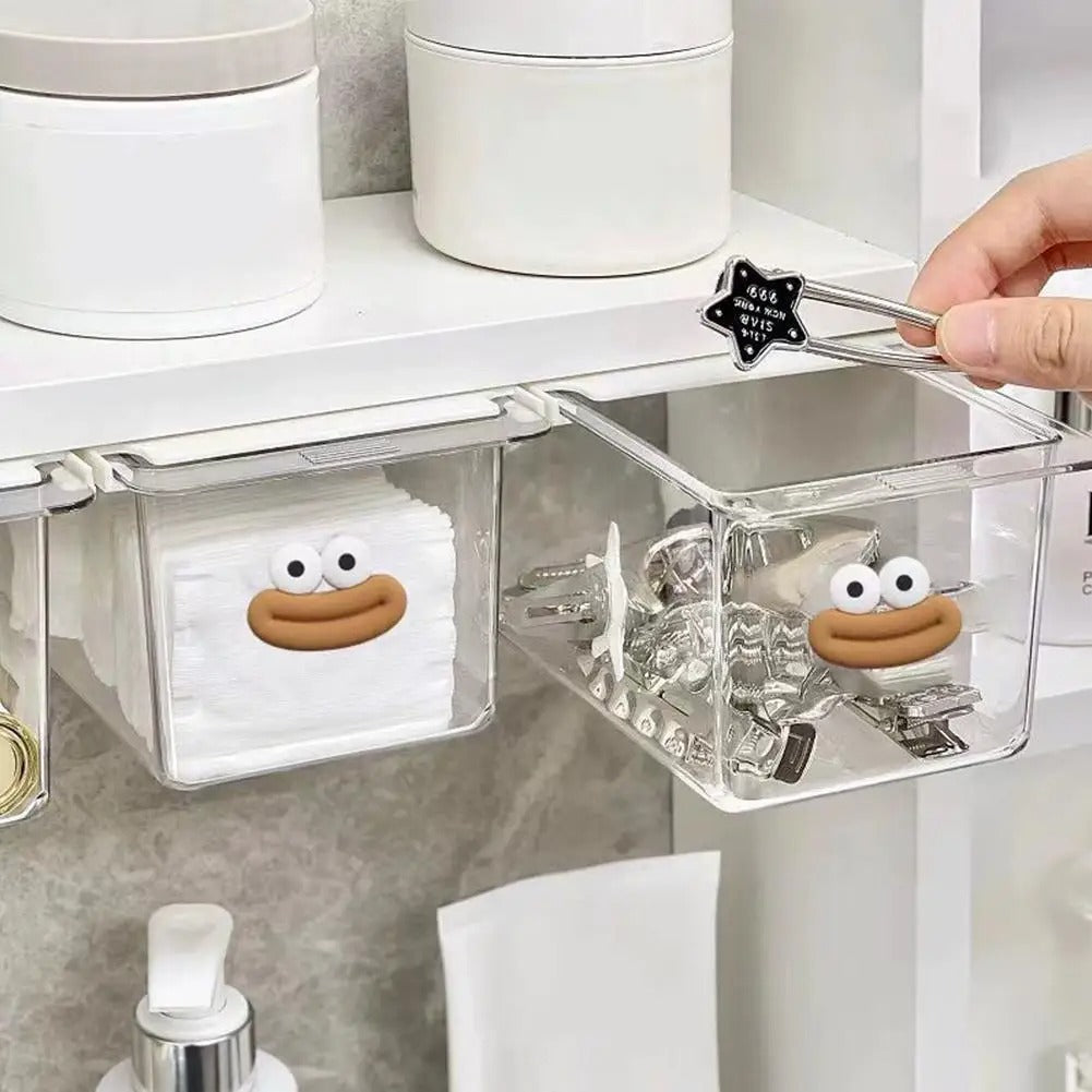 Self Adhesive Pull-Out Drawer Style Storage Box