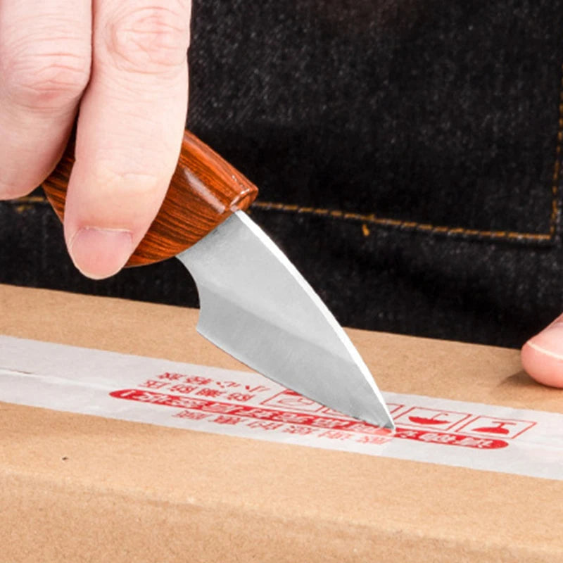 Wooden Handle Mini Pocket Knife Pack of 3