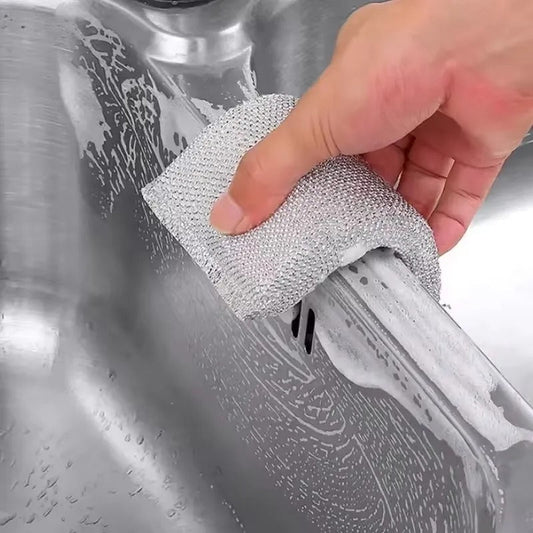 1 PC Kitchen Dishwashing Steel Sponge