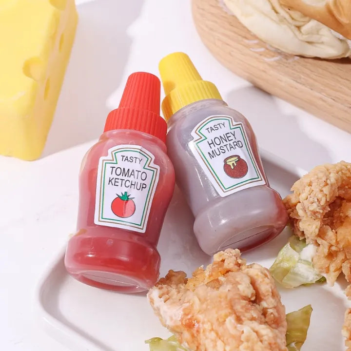 Pack of 2 Mini Sauce Bottles