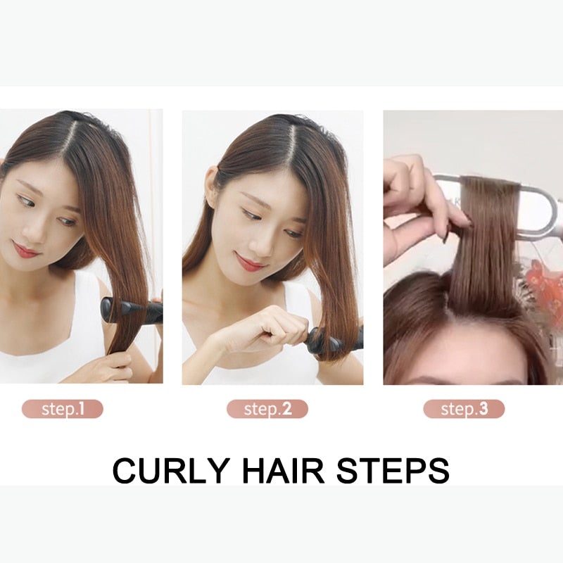 909 Hair Straightener - Ceramic Heated Hair Brush - Easy Wholesale