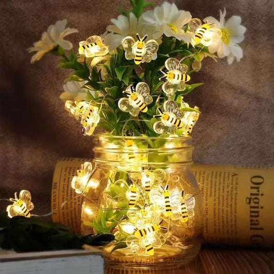 Honey Bee Decorative LED String Lights