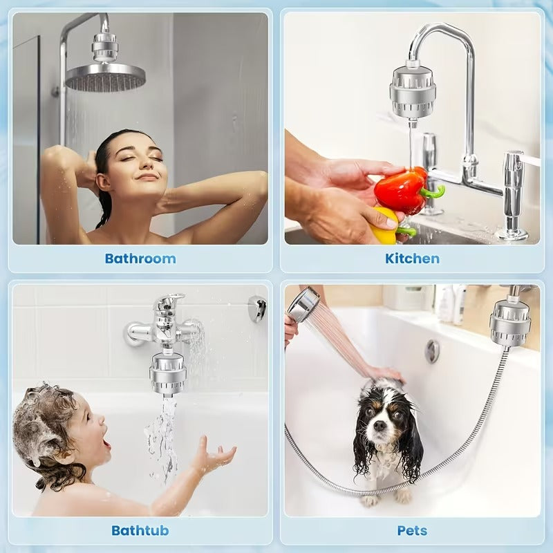 15 Layer Shower Head Water Purifier