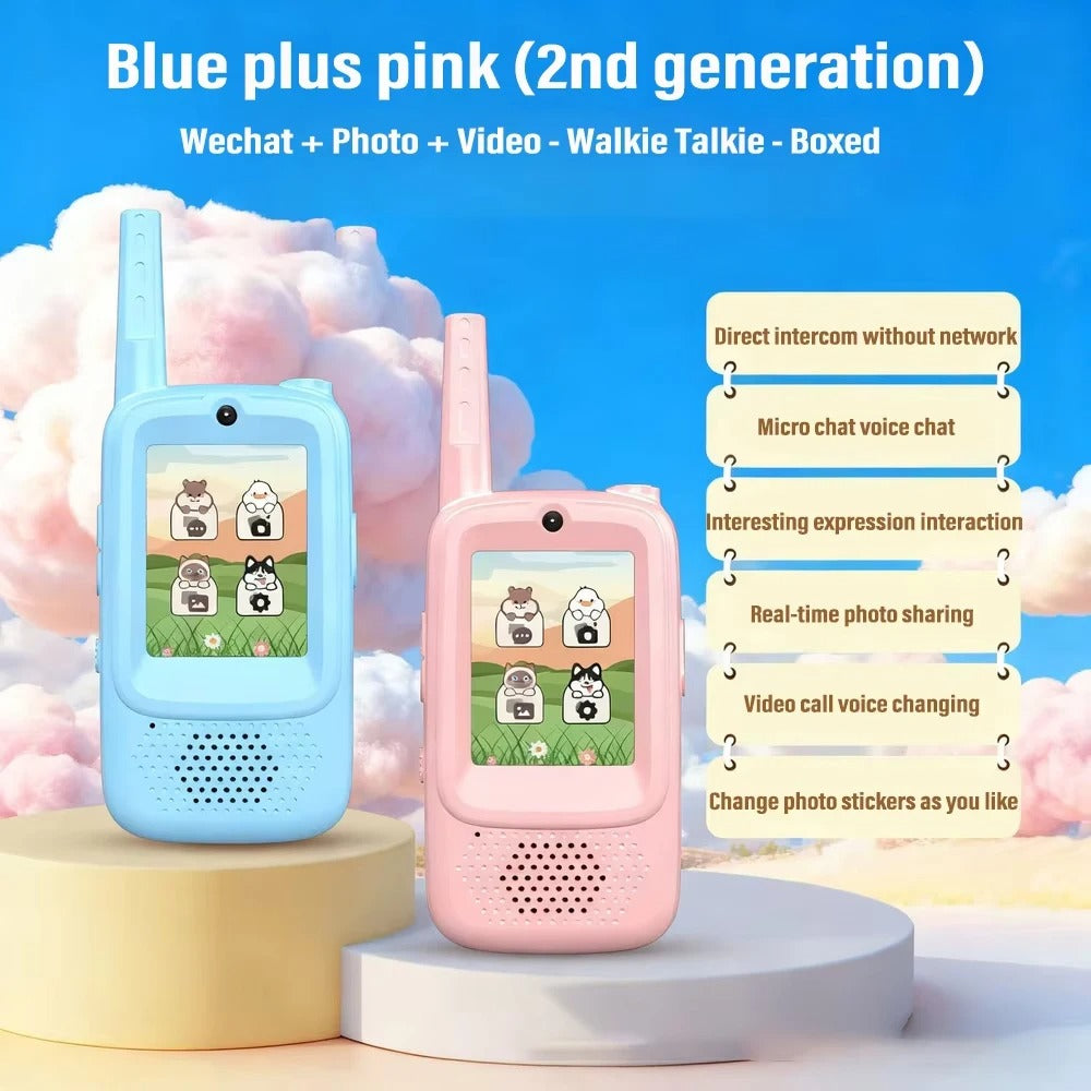 Rechargeable Video Walkie Talkie for Kids