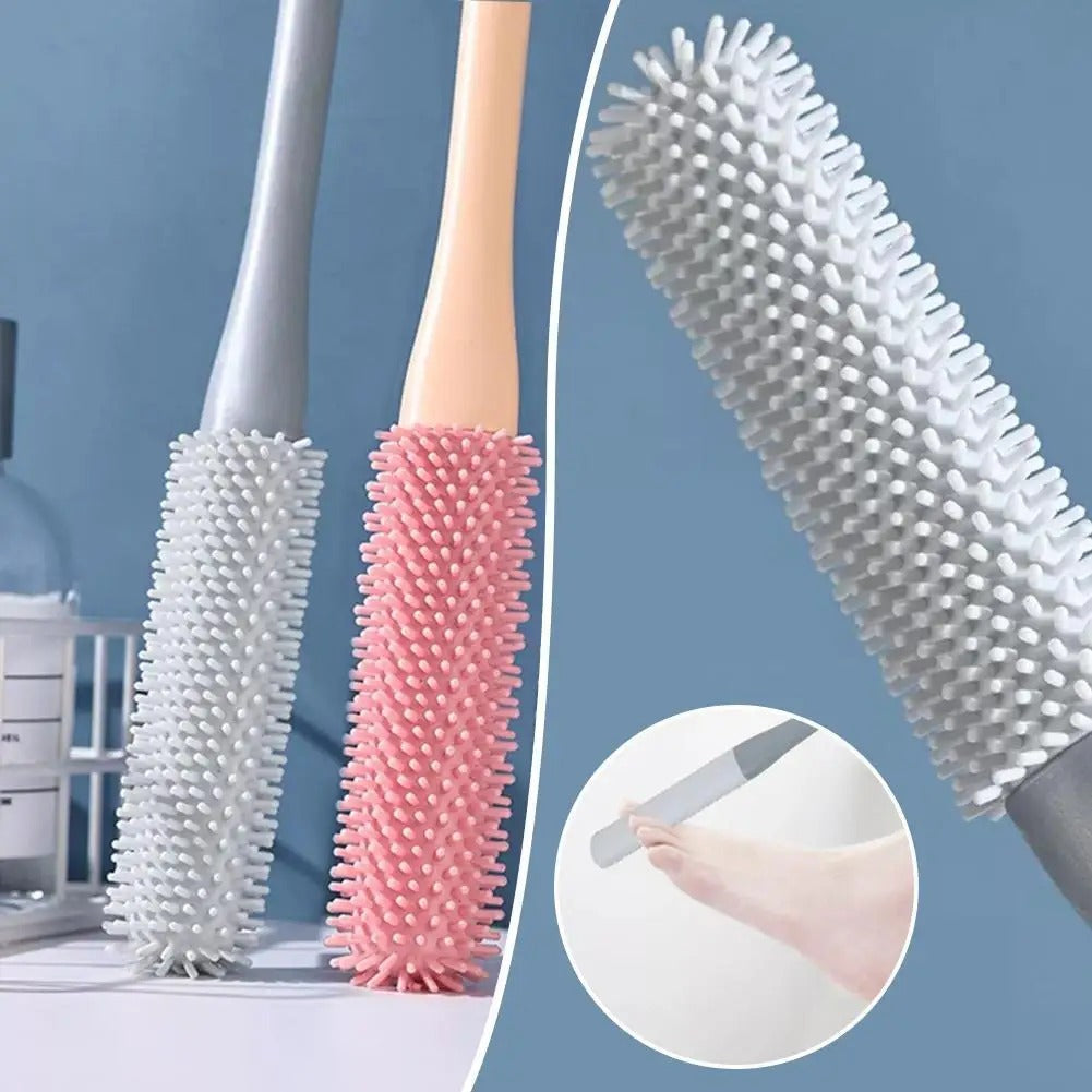 Silicone Long Handle Toe Gaps Cleaning Brush