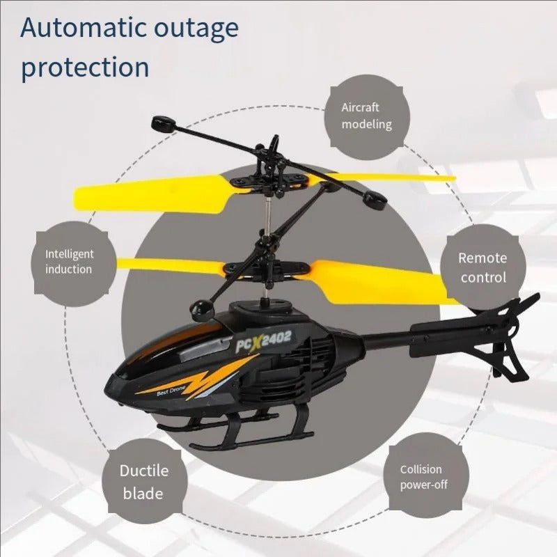 Rechargeable Remote Control Sensor Helicopter Toy