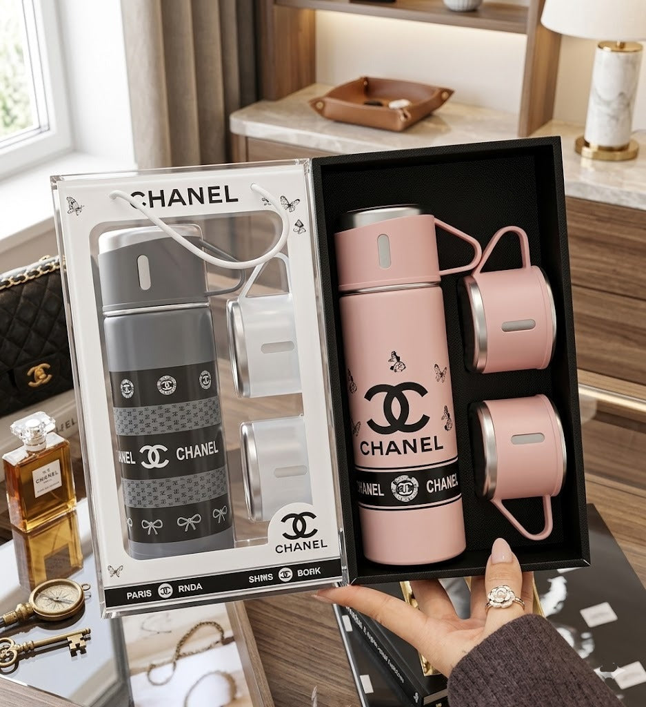 Stainless Steel Vacuum Flask Gift Set