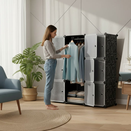 9 Cubes Wardrobe Cabinet Storage Organizer