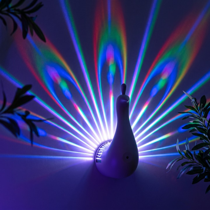Rechargeable Peacock LED Decorative Night Light