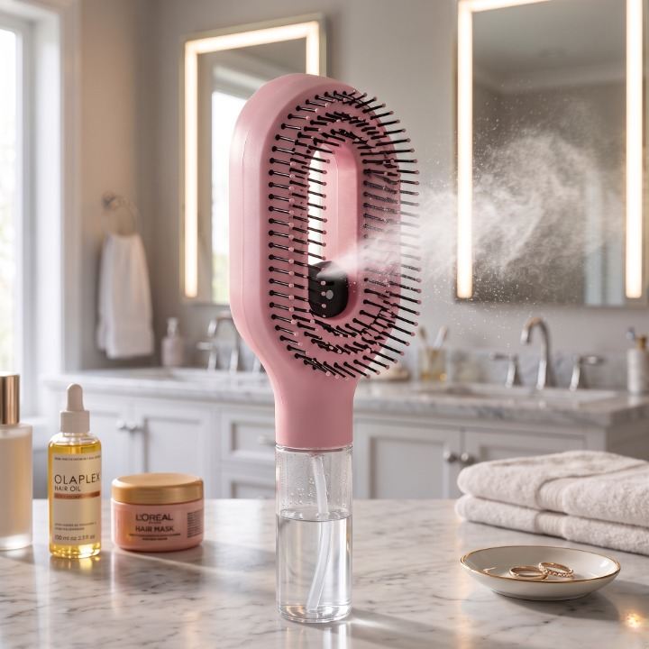 2-In-1 Hair Spray & Styling Comb