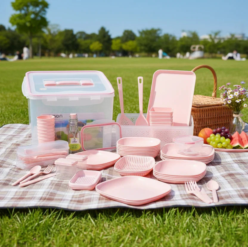 60PCs Travel Picnic Set
