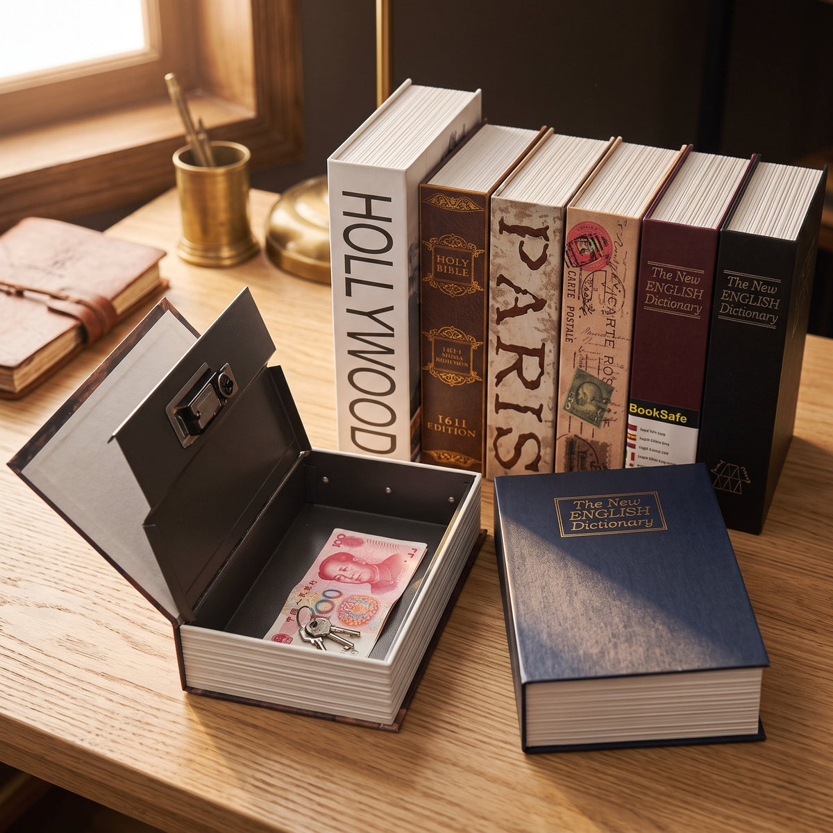 Luxury Book Secret Safe With Combination Lock