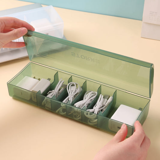 6-Compartment Desktop Storage Box