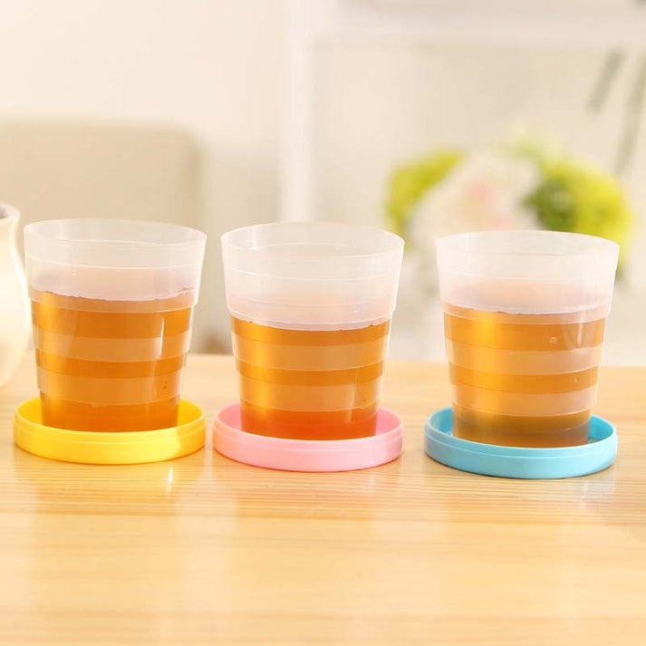 2pc Pocket-Sized Colorful Kids Travel Cup