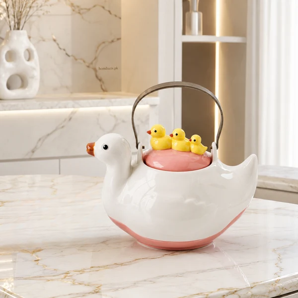 Cute Duck Ceramic Tea Pot