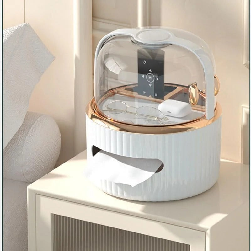 Multi-Functional Storage Case Tissue Box Holder