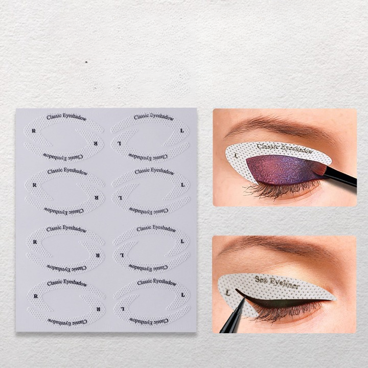 Pack Of 4 Quick Eyeliner & Eyeshadow Stencil Stickies