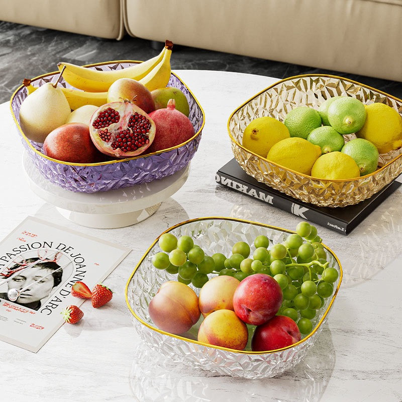 Crystal Acrylic Dining Plate