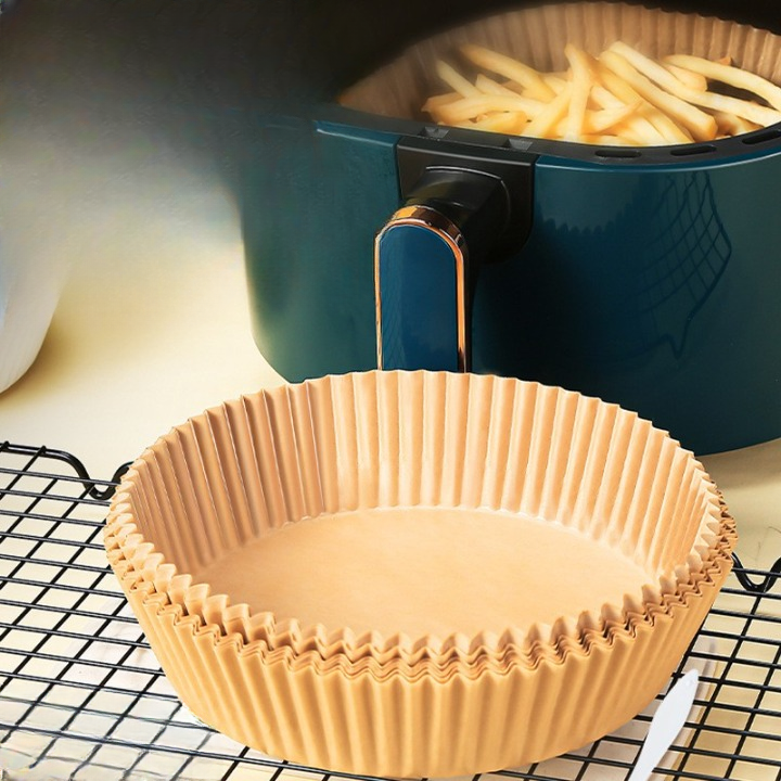 Nonstick Air Fryer Paper Disposable Plate Round (50pcs)