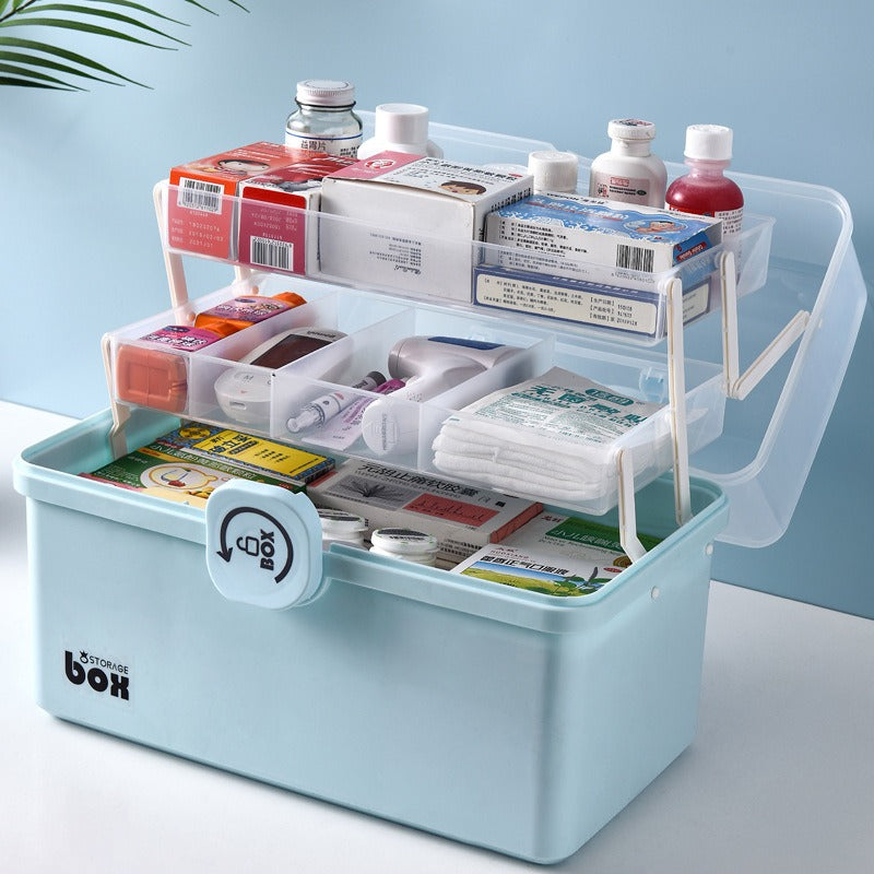 Protable Multilayer Medicine Storage Box