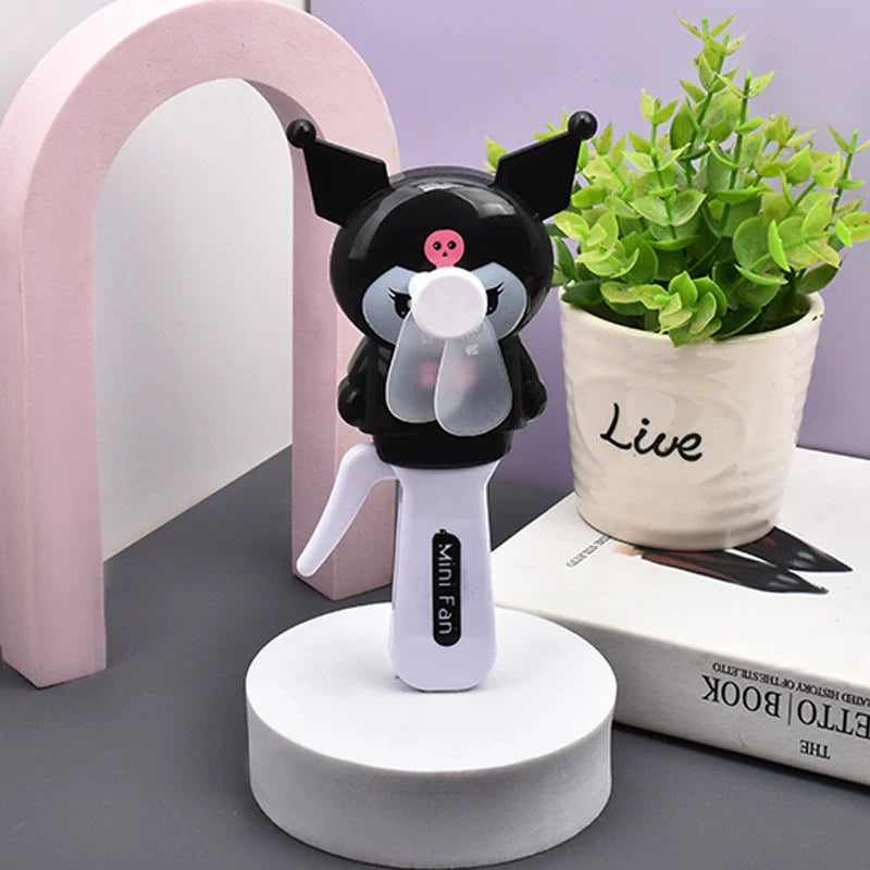 Cartoon Character Mini Hand Fan
