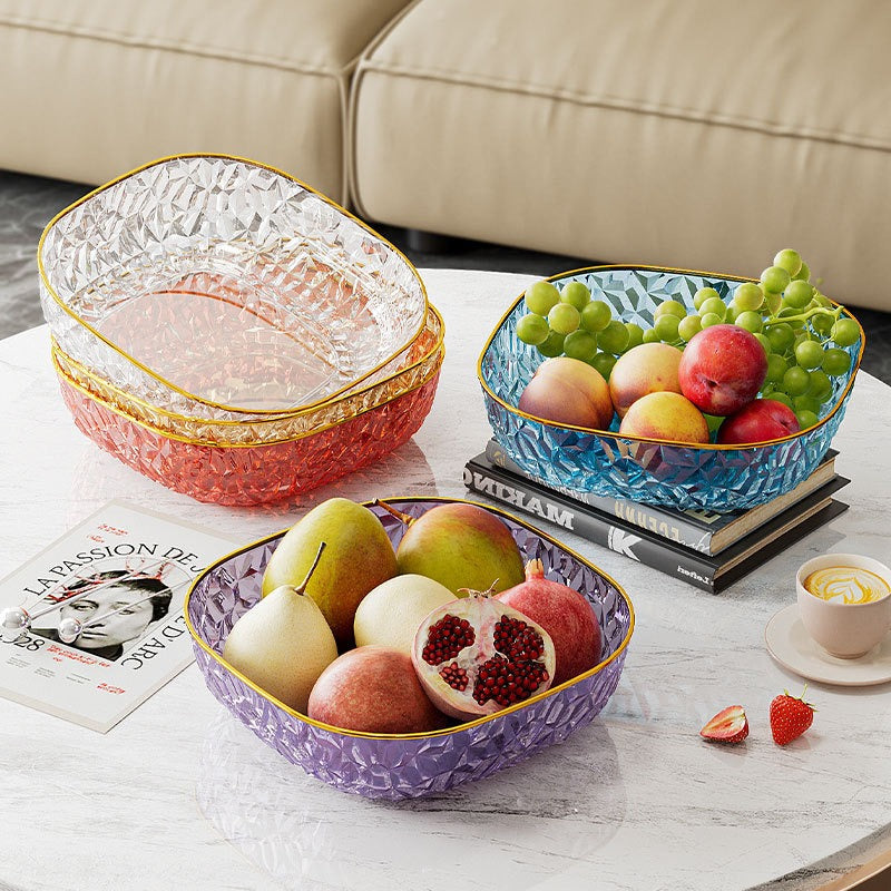 Crystal Acrylic Dining Plate