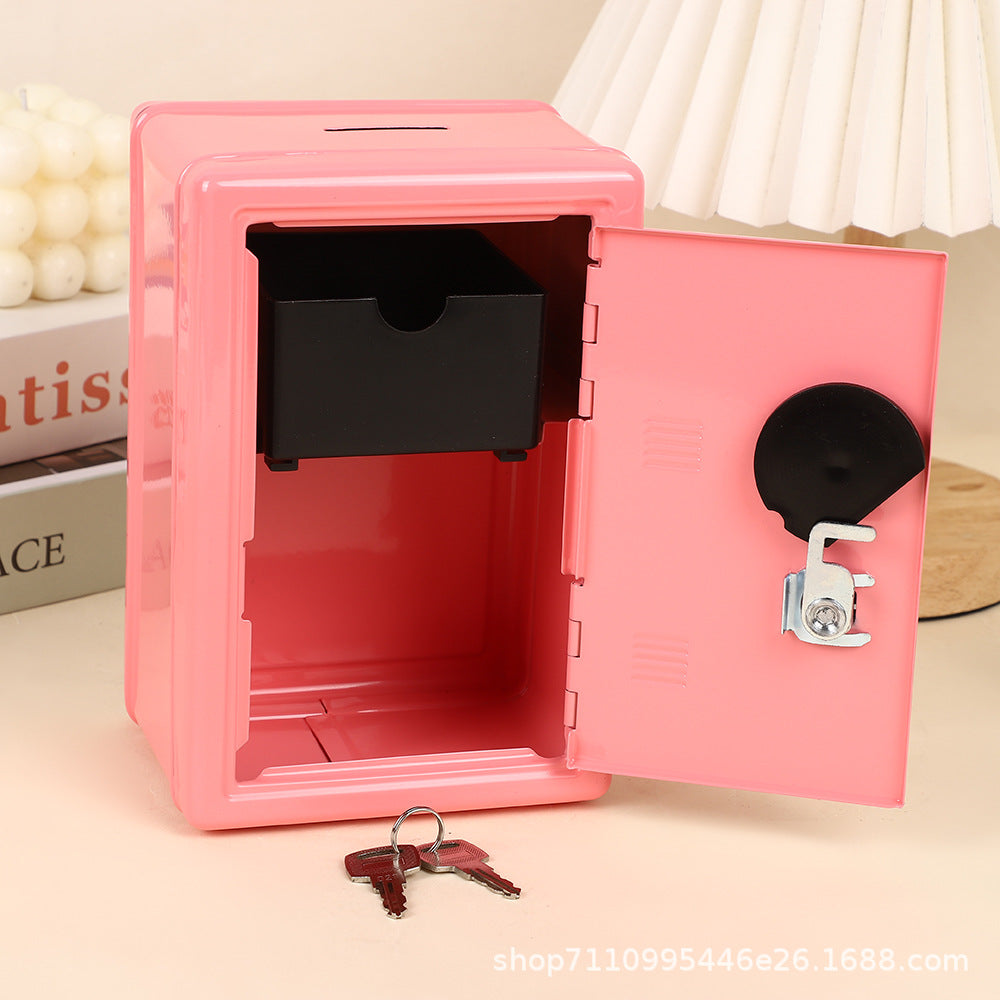 Metal Saving Box with Password & Key Lock